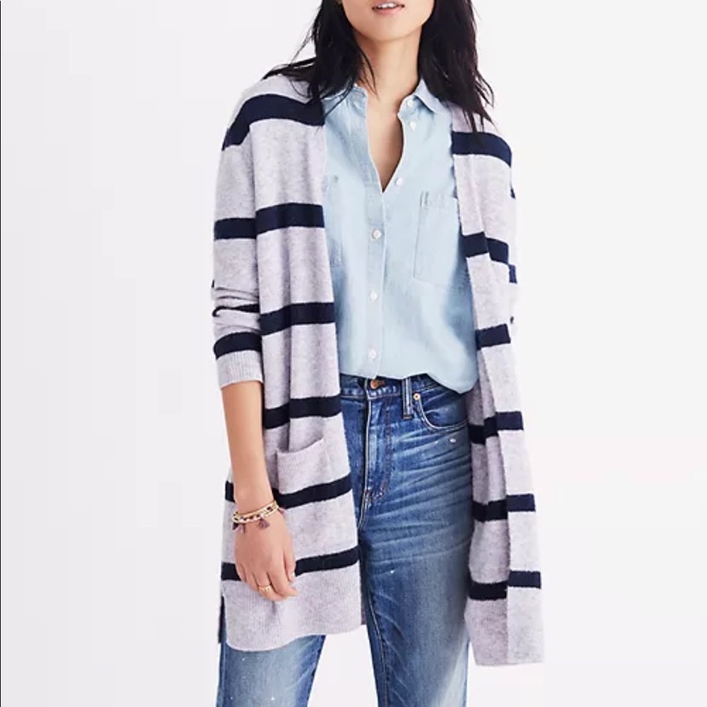 MADEWELL - striped Kent sweater